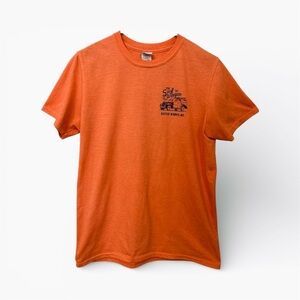 Outer Banks OBX Surf Wagon T-Shirt Orange Beach Van Graphic Tee Vacation Size M